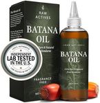 Raw Actives Batana Oil for Hair Growth Dr Sebi Organic - 4oz Cold Pressed Batana Oil Liquid All Natural Hair Growth Oil, Batana Oil for Skin 100% Pure Batana Oil Leave In Conditioner-Made in Honduras