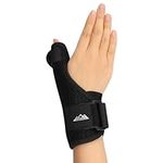 supregear Thumb Brace Stabilizer, Adjustable Mesh Thumb Splint Wrist Support with Plate Support for Tendonitis Arthritis Joint Sprains Carpal Tunnel Trigger Thumb Fits Left or Right Hand, Black