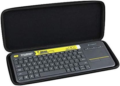 Hermitshell Hard EVA Travel Case fits Logitech K400 920-007119 Plus Wireless Touch Keyboard (Nylon Case for Logitech k400)