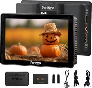 Portkeys LH5P II 5.5" 4K HDMI Field Monitor – 2000 Nit Brightness, Wide Color Gamut, Touchscreen, Peaking, LUT Support, Waveform, Wireless Camera Control for Sony/Blackmagi c/Cano n