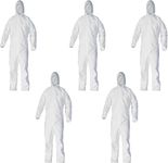 Sleek Style® 5 Pack Disposable Boiler Suit, Disposable Coverall