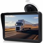 Sat Nav, TOUTBIEN 9 Inch GPS Navigation for Car Truck Lorry HGV LGV Motorhome with 2024 UK EU Maps Lifetime Map Update without Subscription with POI Search, Speed Camera Alerts and Lane Assistance