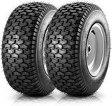 MaxAuto 16x6.50-8 Lawn Mower Tires with Rim, 16x6.5-8 Tractor Turf Tire Replacement for Craftsman/John Deere Riding Mowers Garden Tractor Tires, 3" Centered Hub, 3/4" Bearing, Tubeless