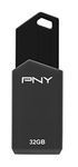 PNY 32GB Retract USB 2.0 Flash Drive, Gray, 20-Pack