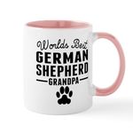 CafePress Worlds Best German Shepherd Grandpa Mugs 11 oz (325 ml) Ceramic Coffee Mug