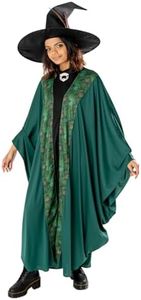 Rubie's Women's Harry Potter: Professor McGonagall Robe Costume with Hat, Olive Green, One Size