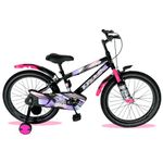 BLACK SHARK Aqua 20 Inches Bike for Kids Bike Brake | Bicycle for Boys & Girls | Frame | 90% Pre-Assembled | (Pink/Purple, 20 Inches)