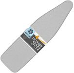 SAVUK Ironing Board Cover and Pad Standard Size Silicone Coated 4 Layers 15x54 inch Extra Heavy Duty Thick Padding, Heat Reflective, Non Stick Scorch and Stain Resistant