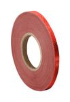 3M 3432 Red Micro Prismatic Sheeting Reflective Tape – 1 in. X 15 ft. Non Metalized Adhesive Tape Roll. Safety Tape