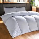 LSC 10.5 Tog Summer Duvet Double Size Duvet Lightweight Hypoallergenic Cooler Quilt for Night Sweats Breathable Machine Washable Duvet Comforter 10.5TOG, DOUBLE (200 cm x 200 cm )