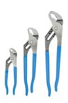 Channellock VJ-3 V-JAW Plier, 3-Piece Gift Set, Blue