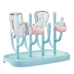 Hawsam Baby Bottle Drying Rack, Infant Large Capacity Bottle Dyer Holder (Blue-)