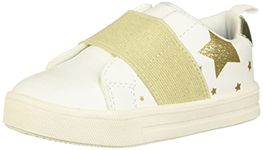 OshKosh B'Gosh Unisex-Child Lulu Slip-On Shoe, White, 6 Toddler