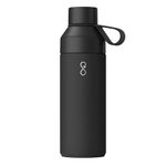 Ocean Bottle - Recycled Stainless Steel Drinks Reusable Water Bottle - Eco-Friendly & Reusable - Obsidian Black - 1L