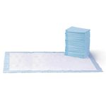 AmazonBasics Dog and Puppy Potty Training Pads, Regular Absorbency, Giant (27.5 x 44 Inches) - Pack of 40