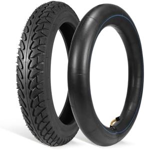 14 x 2.125 Tire and Tube Set,14 E-Bike Tire 57-254 Electric Scooter Tire Tube with Angled Valve Stem for Replacement Electric Scooters and E-Bike Tires