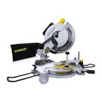STANLEY SM16-IN 1650W 10" Compound Mitre Saw, 4800 RPM, Compact Size and Lightweight 254mm Blade Diameter+ 1 Year Warranty, (Yellow and Black)