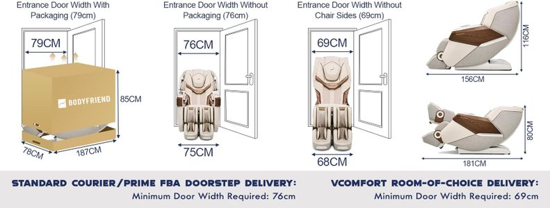 Bodyfriend Falcon SV 4D Massage Chair – Full Body Recliner