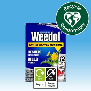 Weedol Path Weed Killer Concentrate – 6 Tubes for 60m² Patio & Garden