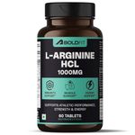 Boldfit L-Arginine 1000mg with Nitric Oxide Amino Acid Supplement for Men and Women – Supports Energy, Recovery, and Muscle Function – 60 Capsules
