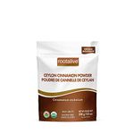 Rootalive – Organic Ceylon Cinnamon Powder, Certified True Cinnamon & A Culinary Spice, Vegetarian, Sugar-Free, Gluten-Free, 200 Grams