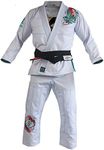 Ladies Brazilian Jiu Jitsu Suit Female BJJ Gi Kimonos Women BJJ Uniform, Womens, BJJF20WHITE, F1