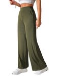 GRECIILOOKS Trouser for Women (GL-TR952-2XL-DARK Green)