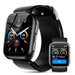 Smart Watch, 1.95" Blood Pressure Smart Watches for Men Women with Patented Cuff, Fitness Watch with 24/7 Heart Rate Sleep Monitor, Blood Oxygen, Pedometer, Blood Pressure Watch Supports Data Sharing