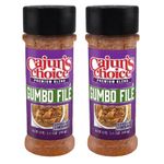 Cajun's Choice Gumbo File - Authentic Cajun Spice for Gumbo, Jambalaya, and Other Louisiana Dishes - Adds Thickening and Aromatic Flavor (Pack of 2)