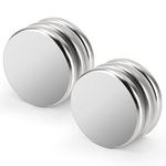 Yizhet 6 Pcs Strong Magnets, 25mm Dia x 3.5mm Thick Neodymium Magnet About 6 KG Pull for Arts, Crafts, Hobbies, Home and Office