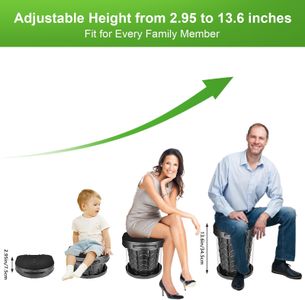 imodomio Portable Folding Camping Toilet with Lid & Bags – 180kg Load
