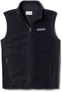 Columbia Little Boys' Steens Mountain Fleece Vest, Black, X-Small