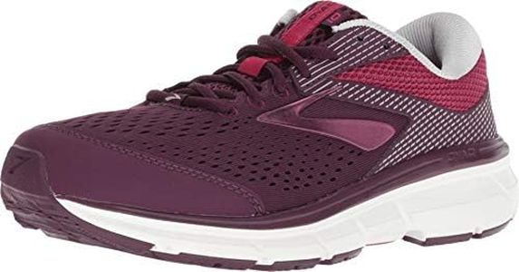 Brooks Women's Dyad 10 Running Shoes, Purple Purple Pink Grey 527, 5.5 US