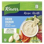 Knorr Recipe Soup Mix For Burgers, Dips, And Meat Loaves Onion No Artificial Flavour 56 g Pack of 24