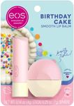 eos Natural Shea Lip Balm- Birthday Cake, All-Day Moisture Lip Care Products, 0.39 oz