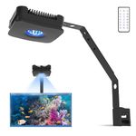 Lominie Saltwater Aquarium Light Fish Tank Light Full Spectrum LED Coral Reef Light with IR Remote Control for Nano Fish Tank(Pixie 30 Saltwater)
