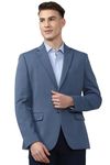 Peter England Men's Blazer (PIBZSNSFK98195_Blue