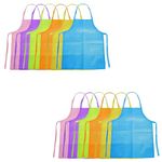 HomeStrap Multipurpose Kids Apron for Cooking, Painting, and School 5 to 10 yrs child (Pack of 12)