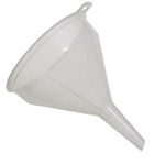 Citystores® 8cm Funnel Clear Plastic Filter Funnel for Kitchen, Laboratory, Garage, Oil, Car Liquids, Food Prep, Wide Mouth Narrow Spout Design, Easy Pour