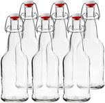 Chef's Star CASE OF 6-16 oz. EASY CAP Beer Bottles - CLEAR