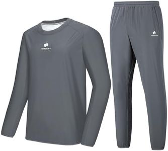 HOTSUIT Sauna Suit Men Anti Rip Sweat Suits Gym Boxing Workout Jackets Pants