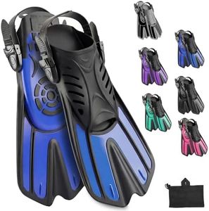 Diving fins Snorkeling Gear for Adults Snorkel fins ，Swim fins Open, Adjustable, Men, Women, Children, Swim Flippers