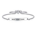 Best Aunt Ever Gifts Auntie Bracelet from Nephew Niece, Aunt Birthday Jewelry, Mothers day