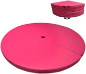 Garvee Pole Dance Crash Mat 59"x 3", Foldable Pole Dance Mat with Pu Cover, 3" Hole and EPE Foam for Pole Dancing,Pink