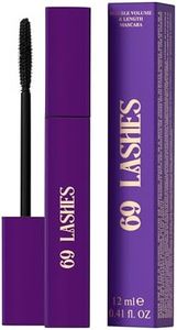 SELESTIA BEAUTY Double Volume & Length Mascara 69 Lashes - Black Mascara with Silky-Smooth Formula - Thickness and Definition