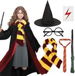 7 PCS Wizard Costume,Halloween Cost