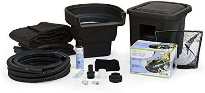 Aquascape DIY Backyard Pond Kit, 6-feet x 4-feet | 99763, Black
