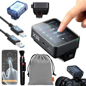 GODOX X3 PRO S X3PRO TTL Wireless Flash Trigger for Sony with Bluetooth Integration & APP Control Touch Screen 2.4GHz Wireless X System Pro Shooting Modes Shutter Control Fast Charging