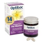 Optibac Probiotics for Women - Vegan Probiotic Supplement, Scientifically Formulated for Vagina Flora - 14 Capsules