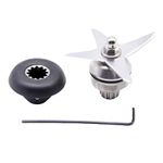 4 Knife Blender Repair Kit Retainer Nut, Drive Socket, 891 802 Replacement Part for Vitamix Blenders & Allen Wrench for Vita-Mix Blade 5200 5006 5012 5057 5062 Series